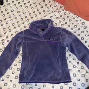 Patagonia Purple quarter snap jacket. Size SMALL.